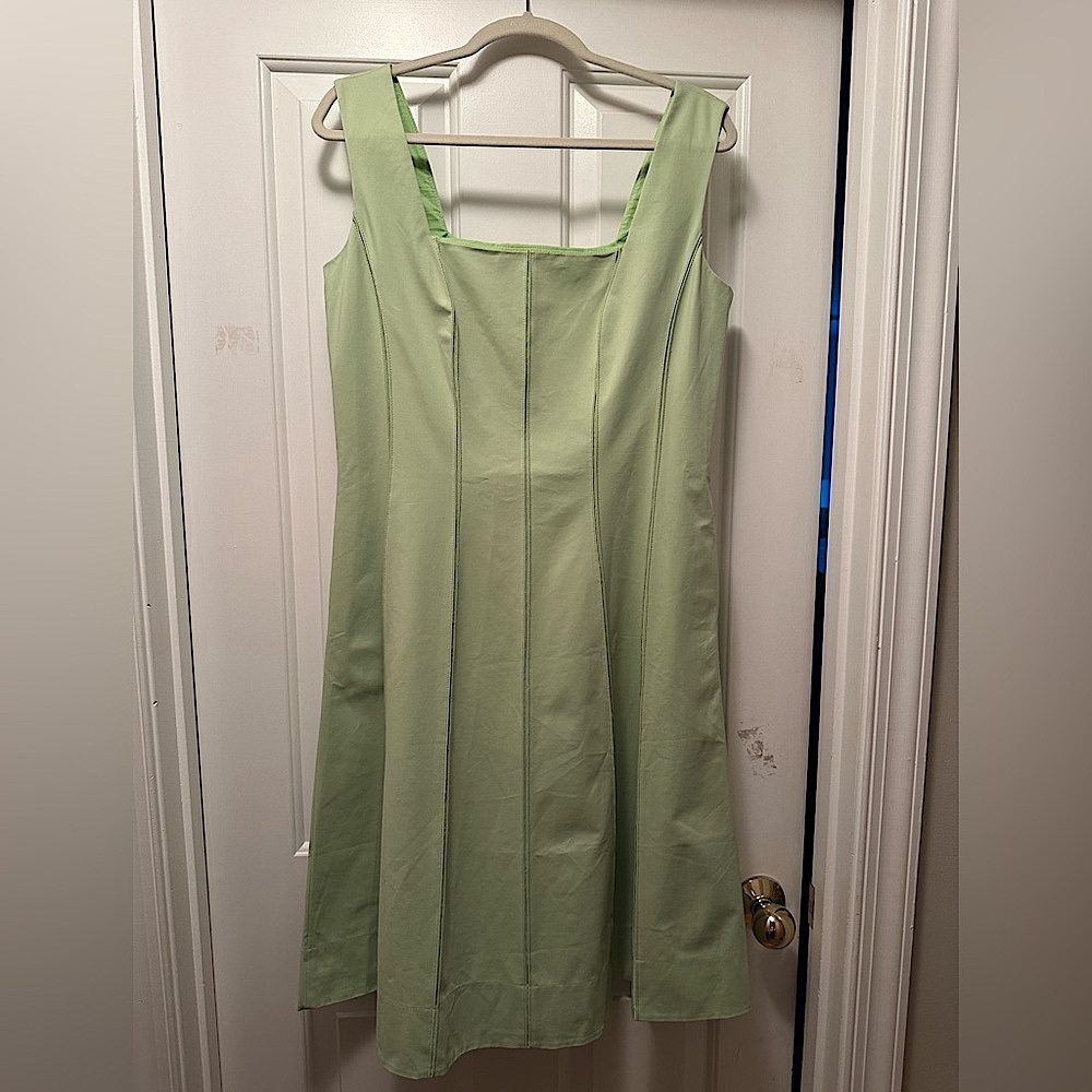 LaFayette 148 mint green dress size 12 NWT